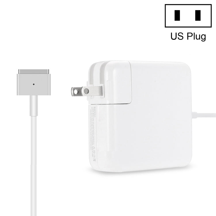 A1424 85W 20V 4.25A 5 Pin MagSafe 2 Power Adapter for MacBook, Cable Length: 1.6m, US Plug(White) - Cable & Adapter by buy2fix | Online Shopping UK | buy2fix