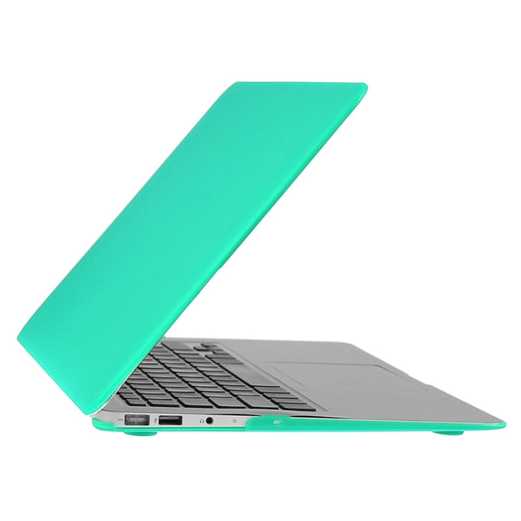 ENKAY for Macbook Air 11.6 inch (US Version) / A1370 / A1465 Hat-Prince 3 in 1 Frosted Hard Shell Plastic Protective Case with Keyboard Guard & Port Dust Plug(Green) - MacBook Air Cases by ENKAY | Online Shopping UK | buy2fix