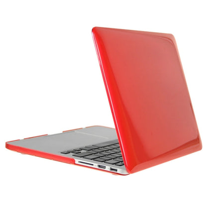 ENKAY for Macbook Pro Retina 13.3 inch (US Version) / A1425 / A1502 Hat-Prince 3 in 1 Crystal Hard Shell Plastic Protective Case with Keyboard Guard & Port Dust Plug(Red) - MacBook Pro Cases by ENKAY | Online Shopping UK | buy2fix