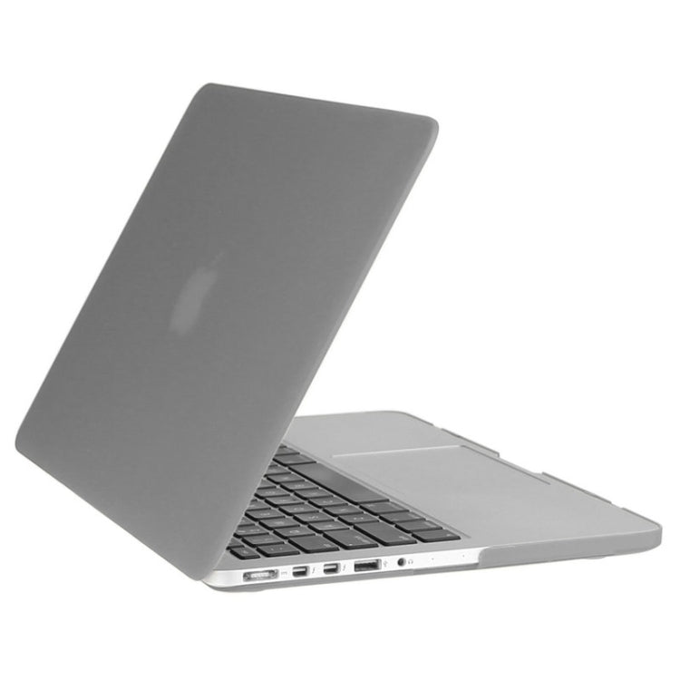 ENKAY for Macbook Pro Retina 15.4 inch (US Version) / A1398 Hat-Prince 3 in 1 Frosted Hard Shell Plastic Protective Case with Keyboard Guard & Port Dust Plug(Grey) - MacBook Pro Cases by ENKAY | Online Shopping UK | buy2fix