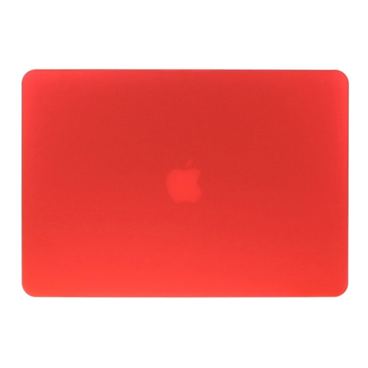 ENKAY for Macbook Pro Retina 15.4 inch (US Version) / A1398 Hat-Prince 3 in 1 Frosted Hard Shell Plastic Protective Case with Keyboard Guard & Port Dust Plug(Red) - MacBook Pro Cases by ENKAY | Online Shopping UK | buy2fix