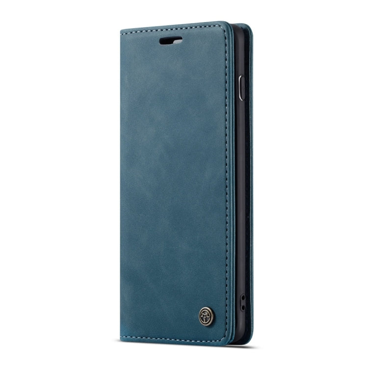 CaseMe-013 Multifunctional Retro Frosted Horizontal Flip Leather Case for Galaxy S10 Plus, with Card Slot & Holder & Wallet (Blue) - Galaxy Phone Cases by CaseMe | Online Shopping UK | buy2fix