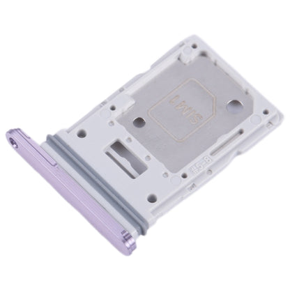 For Samsung Galaxy A55 SM-A556B Original SIM Card Tray + SIM / Micro SD Card Tray (Purple) - Card Socket by buy2fix | Online Shopping UK | buy2fix