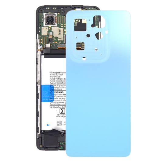 For Infinix Hot 40 X6836 Original Battery Back Cover(Blue) - Back Cover by buy2fix | Online Shopping UK | buy2fix