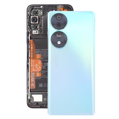 For Honor 70 Battery Back Cover with Camera Lens(Blue) - Back Cover by buy2fix | Online Shopping UK | buy2fix