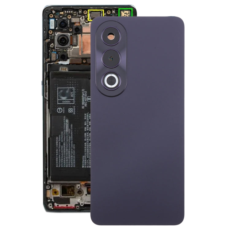 For OPPO K12x India Original Battery Back Cover with Camera Lens Cover(Dark Purple) - Back Cover by buy2fix | Online Shopping UK | buy2fix