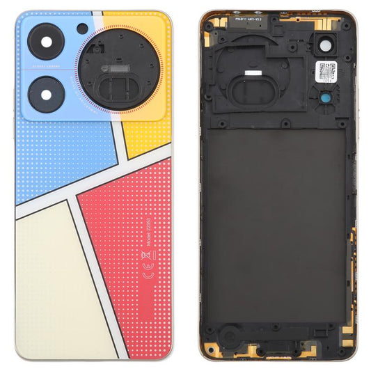 For ZTE nubia Music Z2353 Glass Battery Back Cover with Middle Frame / Camera Lens Cover(Multicolour) - For ZTE by buy2fix | Online Shopping UK | buy2fix