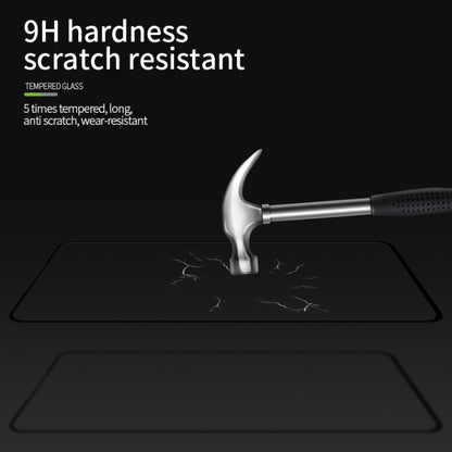 For vivo X50 PINWUYO 9H 2.5D Full Screen Tempered Glass Film(Black) - vivo Tempered Glass by PINWUYO | Online Shopping UK | buy2fix