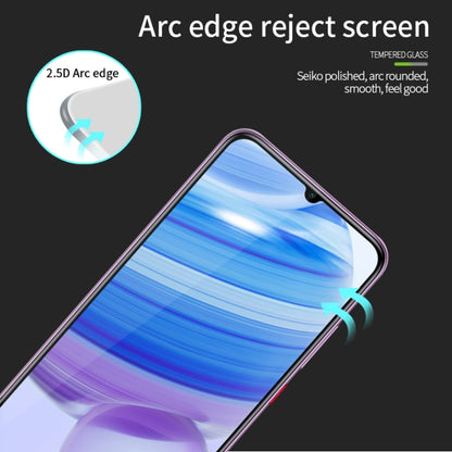 For Xiaomi RedMi 10X 5G MOFI 9H 2.5D Full Screen Tempered Glass Film(Black) -  by MOFI | Online Shopping UK | buy2fix