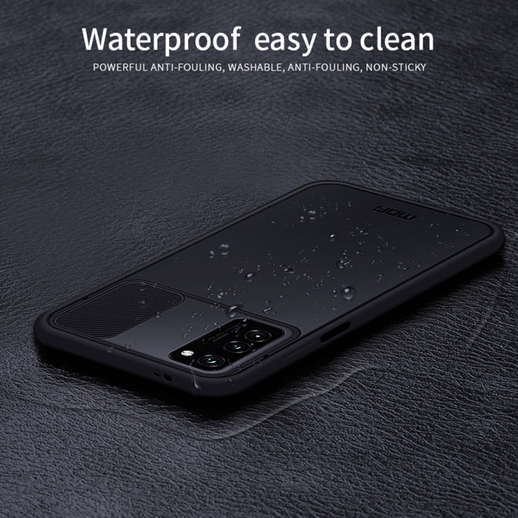 For Huawei HonorV30 MOFI Xing Dun Series PC + TPU Anti-peep Waterproof And Anti-drop All-inclusive Protective Shell, Translucent Frosted(Purple) - Huawei Cases by MOFI | Online Shopping UK | buy2fix