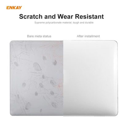 ENKAY 3 in 1 Crystal Laptop Protective Case + US Version TPU Keyboard Film + Anti-dust Plugs Set for MacBook Pro 16 inch A2141 (with Touch Bar)(Orange) - MacBook Pro Cases by ENKAY | Online Shopping UK | buy2fix