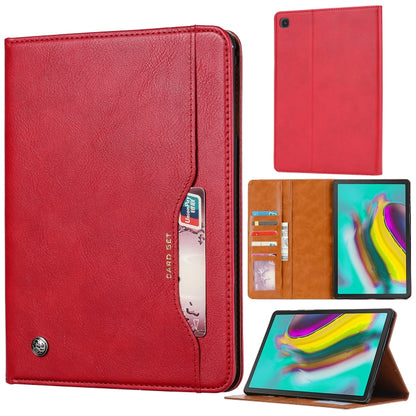 Knead Skin Texture Horizontal Flip Leather Case for Galaxy Tab A 8 2019 P200 / P205, with Photo Frame & Holder & Card Slots & Wallet(Red) - Tab A 8.0 & S Pen (2019) P200/P205 by buy2fix | Online Shopping UK | buy2fix