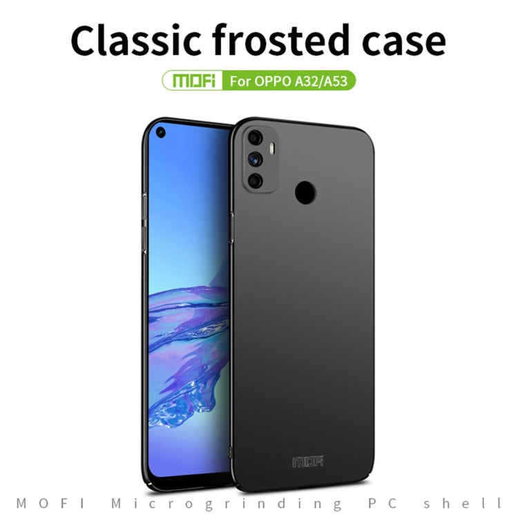 For OPPO A32 / A52 MOFI Frosted PC Ultra-thin Hard Case(Gold) - OPPO Cases by MOFI | Online Shopping UK | buy2fix