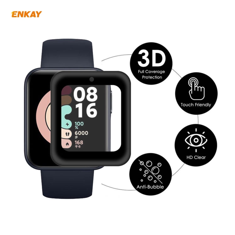 For Redmi Watch 10 PCS ENKAY Hat-Prince 3D Full Screen Soft PC Edge + PMMA HD Screen Protector Film - Screen Protector by ENKAY | Online Shopping UK | buy2fix