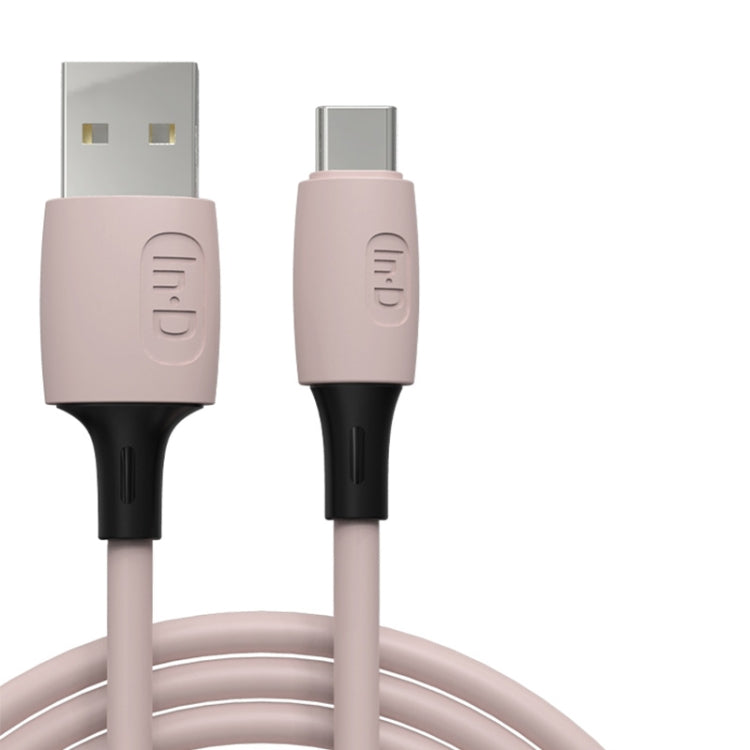 ENKAY Hat-Prince ENK-CB1101 5A USB to USB-C / Type-C Silicone Super Fast Charging Cable, Cable Length: 1.2m(Pink) - USB-C & Type-C Cable by ENKAY | Online Shopping UK | buy2fix