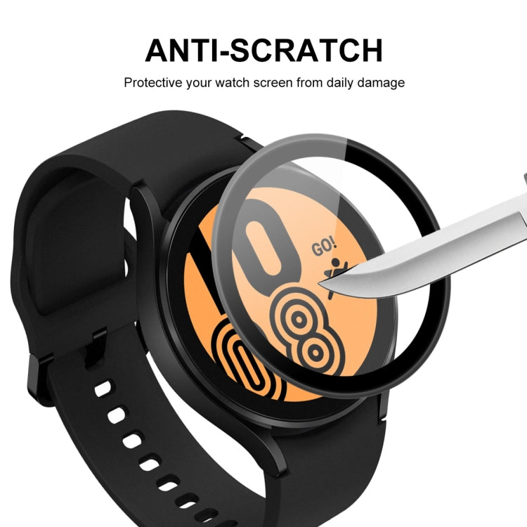 1 PCS For Samsung Galaxy Watch4 44mm ENKAY Hat-Prince 3D Full Coverage Soft PC Edge + PMMA HD Screen Protector Film - Screen Protector by ENKAY | Online Shopping UK | buy2fix