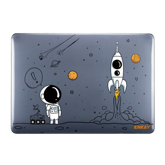 ENKAY Hat-Prince Spaceman Pattern Laotop Protective Crystal Case for MacBook Pro 16.2 inch A2485 2021/A2880 2023 (Spaceman No.1) - MacBook Pro Cases by ENKAY | Online Shopping UK | buy2fix