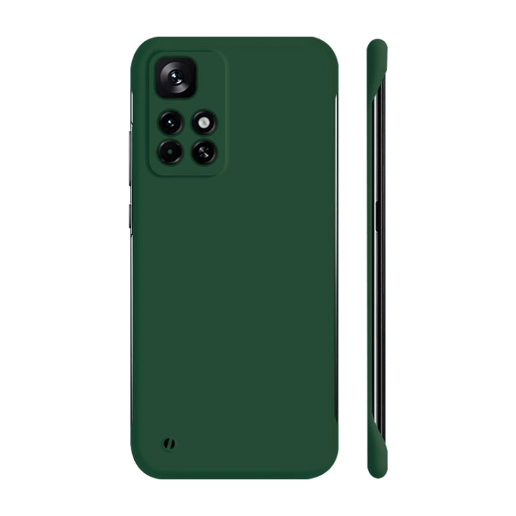 For Xiaomi Redmi Note 11 5G / Note 11T 5G Global / Note 11S 5G / Poco M4 Pro 5G Global  ENKAY Matte Frameless Hard PC Phone Case(Dark Green) - Xiaomi Cases by ENKAY | Online Shopping UK | buy2fix