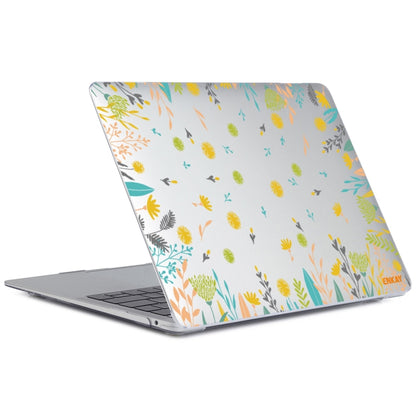 ENKAY Flower Series Pattern Laotop Protective Crystal Case For MacBook Pro 13.3 inch A1706 / A1708 / A1989 / A2159(Dandelion) - MacBook Pro Cases by ENKAY | Online Shopping UK | buy2fix