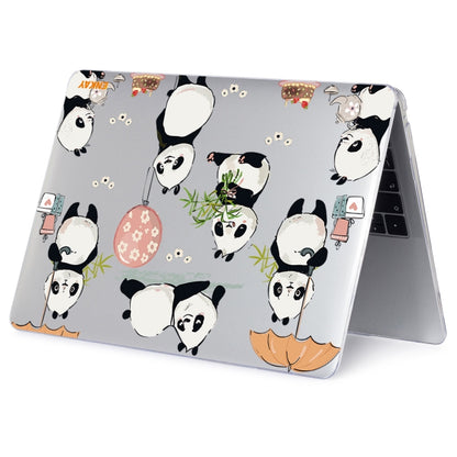 ENKAY Animal Series Pattern Laotop Protective Crystal Case For MacBook Pro 16.2 inch A2485 2021/A2880 2023(Panda) - MacBook Pro Cases by ENKAY | Online Shopping UK | buy2fix