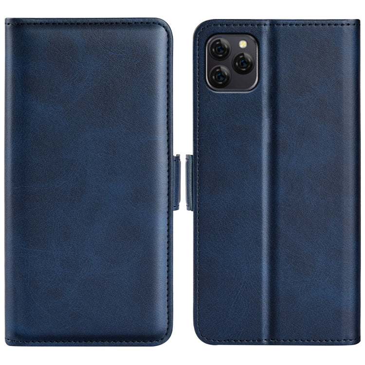 For Blackview A95 Dual-side Magnetic Buckle Leather Phone Case(Dark Blue) - More Brand by buy2fix | Online Shopping UK | buy2fix