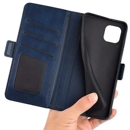 For Blackview A95 Dual-side Magnetic Buckle Leather Phone Case(Dark Blue) - More Brand by buy2fix | Online Shopping UK | buy2fix