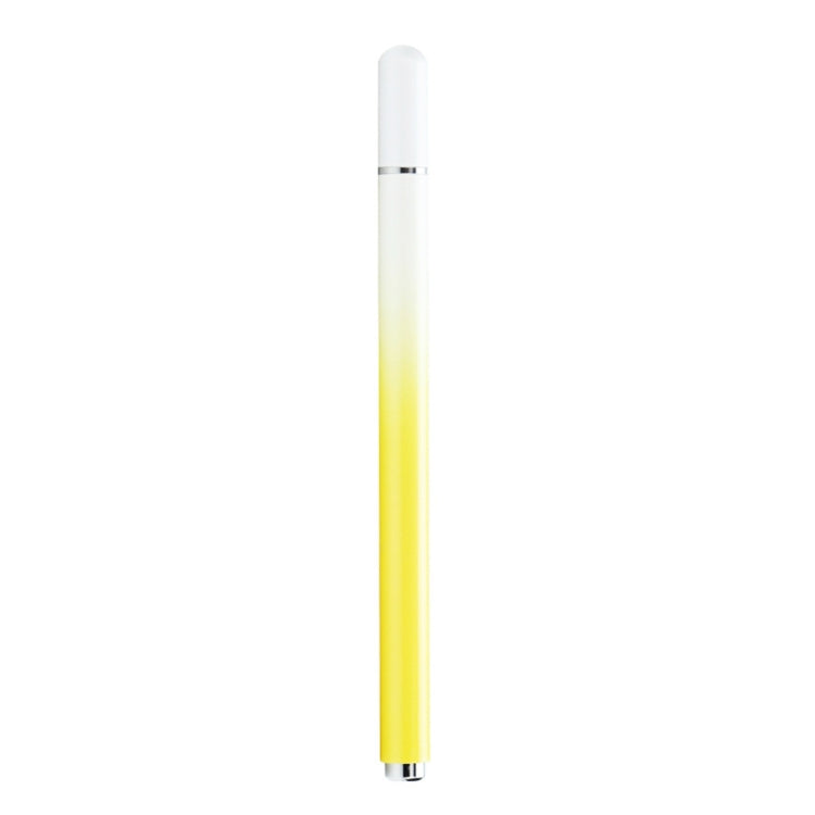 AT-28 Macarone Color Passive Capacitive Pen Mobile Phone Touch Screen Stylus with 1 Pen Head(Yellow) - Stylus Pen by buy2fix | Online Shopping UK | buy2fix