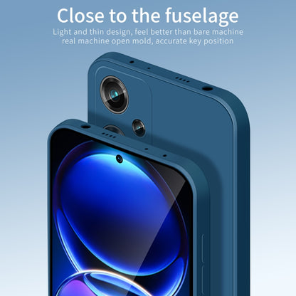 For Xiaomi Redmi Note 12 Pro 5G China PINWUYO Sense Series Liquid Silicone TPU Phone Case(Blue) - Xiaomi Cases by PINWUYO | Online Shopping UK | buy2fix