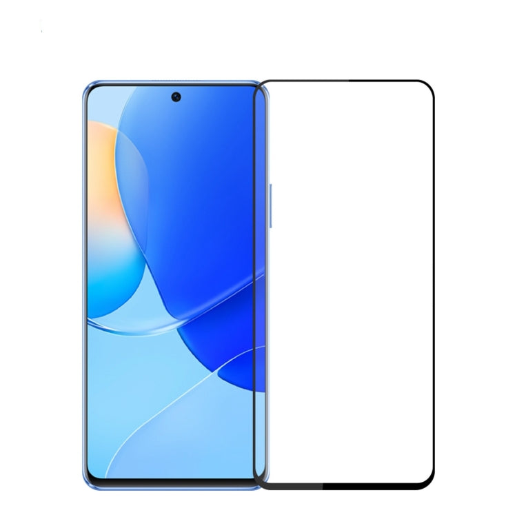 For vivo iQOO Neo7 Racing PINWUYO 9H 2.5D Full Screen Tempered Glass Film(Black) - vivo Tempered Glass by PINWUYO | Online Shopping UK | buy2fix