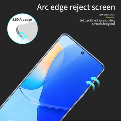 For vivo iQOO Neo7 Racing PINWUYO 9H 2.5D Full Screen Tempered Glass Film(Black) - vivo Tempered Glass by PINWUYO | Online Shopping UK | buy2fix