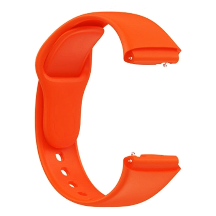 For Redmi Watch 3 Lite Sports Solid Color Silicone Replacement Watch Band(Orange) - Watch Bands by buy2fix | Online Shopping UK | buy2fix