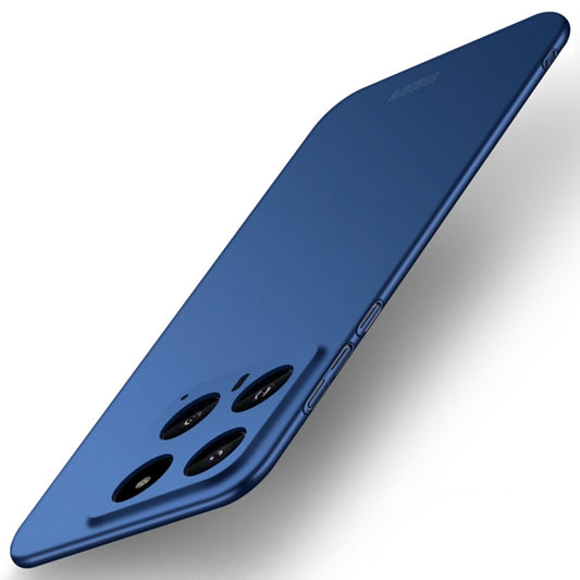 For Xiaomi 14 MOFI Micro-Frosted PC Ultra-thin Hard Phone Case(Blue) - 14 Cases by MOFI | Online Shopping UK | buy2fix