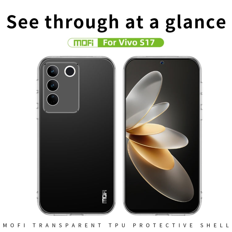 For vivo S17 MOFI Ming Series Ultra-thin TPU Phone Case(Transparent) - vivo Cases by MOFI | Online Shopping UK | buy2fix