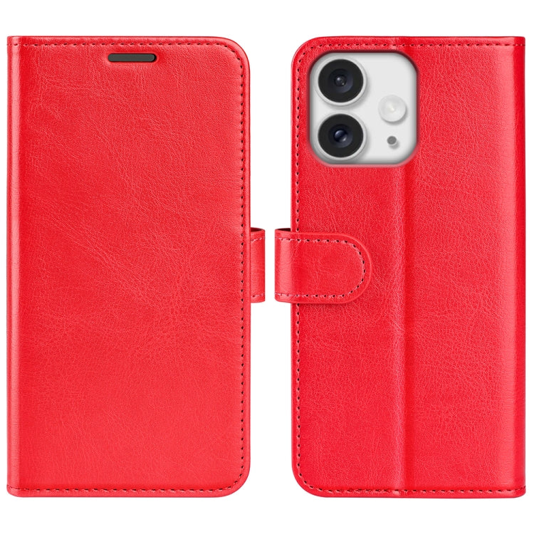 For iPhone 16 Pro Max R64 Texture Horizontal Flip Leather Phone Case(Red) - iPhone 16 Pro Max Cases by buy2fix | Online Shopping UK | buy2fix