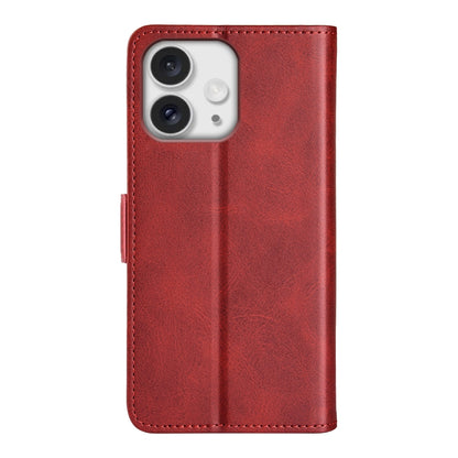 For iPhone 16 Pro Max Dual-side Magnetic Buckle Horizontal Flip Leather Phone Case(Red) - iPhone 16 Pro Max Cases by buy2fix | Online Shopping UK | buy2fix