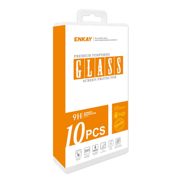 For Xiaomi 14 10pcs ENKAY Hat-Prince 0.26mm 9H 2.5D High Aluminum-silicon Tempered Glass Film - 14 Tempered Glass by ENKAY | Online Shopping UK | buy2fix