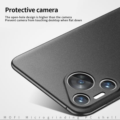 For Huawei P70 Pro MOFI Fandun Series Frosted PC Ultra-thin All-inclusive Phone Case(Gray) - Huawei Cases by MOFI | Online Shopping UK | buy2fix