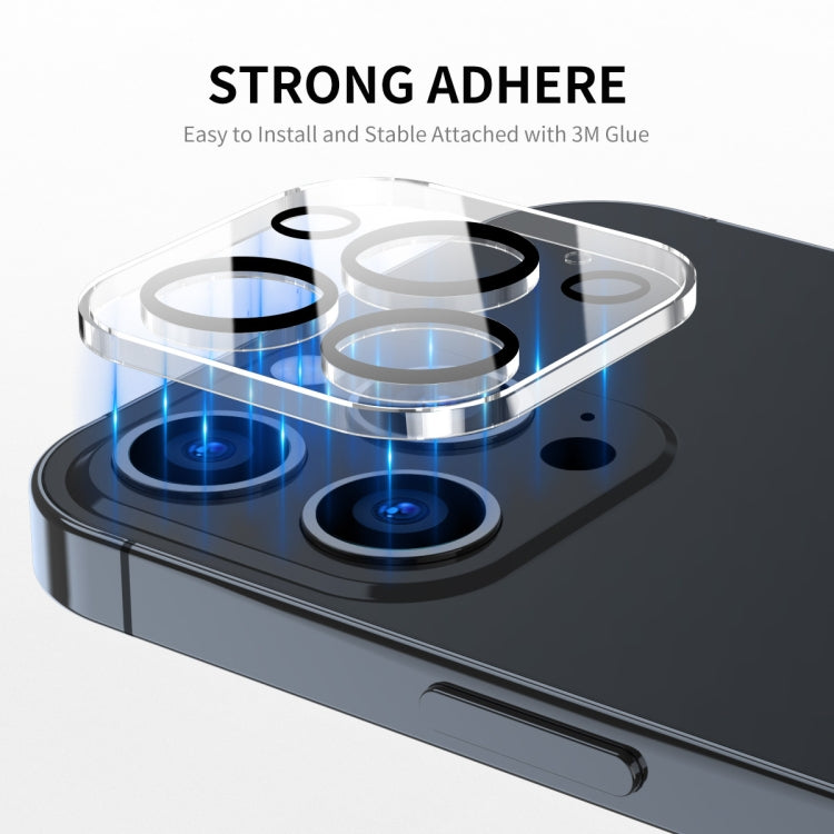 For iPhone 15 Pro / 15 Pro Max 2pcs ENKAY Hat-Prince 9H Rear Camera Lens Tempered Glass Film - iPhone 15 Pro Max Tempered Glass by ENKAY | Online Shopping UK | buy2fix