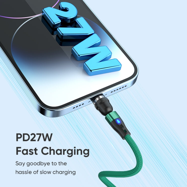 ENKAY PD60W Type-C to Type-C / 8 Pin / Micro USB Magnetic 540 Degrees Rotating Fast Charging Cable, Length:2m(Red) - Charging Cable & Head by ENKAY | Online Shopping UK | buy2fix