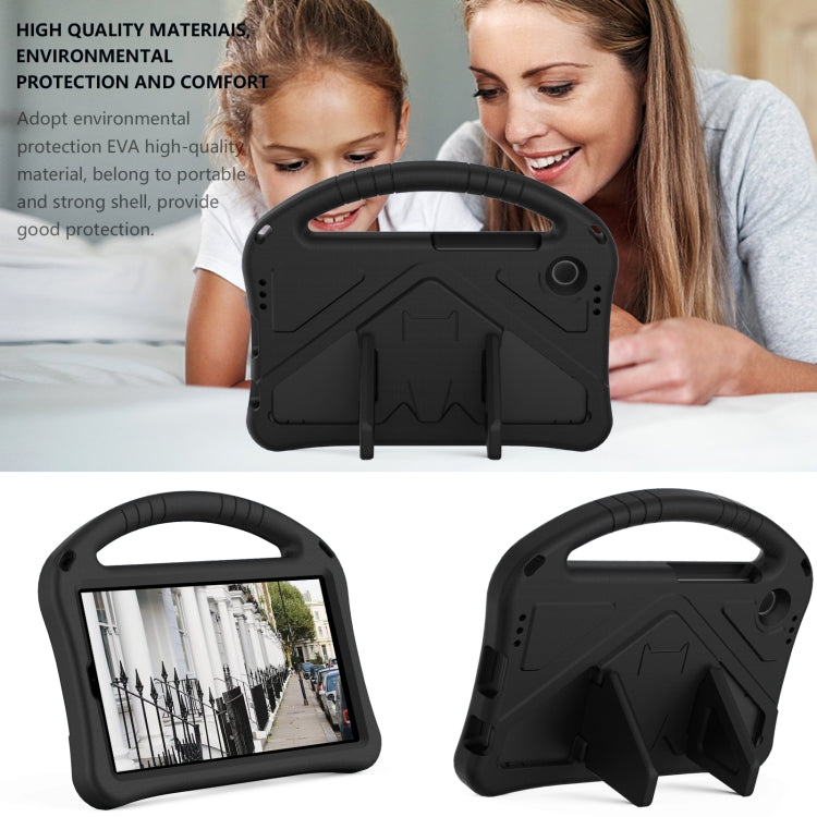 For Samsung Galaxy Tab A9 8.0 2023 EVA Shockproof Tablet Case with Holder(Black) - Galaxy Tab A9 by buy2fix | Online Shopping UK | buy2fix