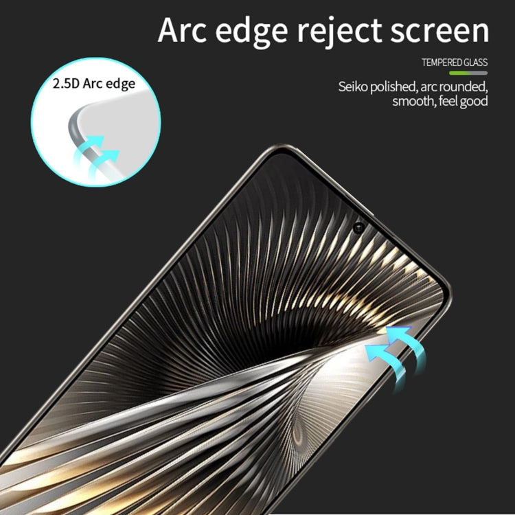 For Xiaomi Poco F6 Pro /Redmi K70 Global MOFI 9H 2.5D Full Screen Tempered Glass Film(Black) -  by MOFI | Online Shopping UK | buy2fix