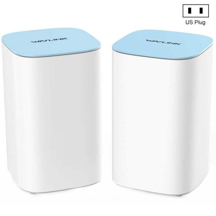 WAVLINK WN551K2 2pcs AC3000 WiFi Wireless Repeater Built-in Antenna Tri-Band Mesh Wireless Router, Plug:US Plug - Wireless Routers by WAVLINK | Online Shopping UK | buy2fix