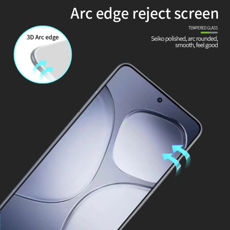 For Xiaomi Redmi K70 Ultra PINWUYO 9H 3D  Full Screen Explosion-proof Tempered Glass Film(Black) -  by PINWUYO | Online Shopping UK | buy2fix