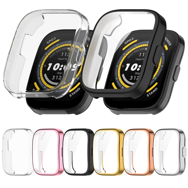 For Amazfit Bip 5 All-Inclusive TPU Protective Case(Transparent) - Watch Cases by buy2fix | Online Shopping UK | buy2fix