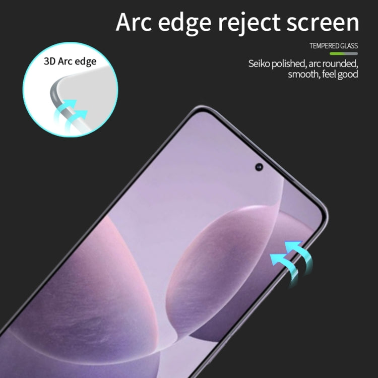 For Xiaomi Redmi K70 / K70 Pro MOFI 9H 3D Explosion-proof Tempered Glass Film(Black) -  by MOFI | Online Shopping UK | buy2fix