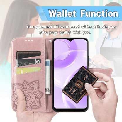 For Ulefone Note 15 Butterfly Love Flower Embossed Leather Phone Case(Lavender) - Ulefone Cases by buy2fix | Online Shopping UK | buy2fix