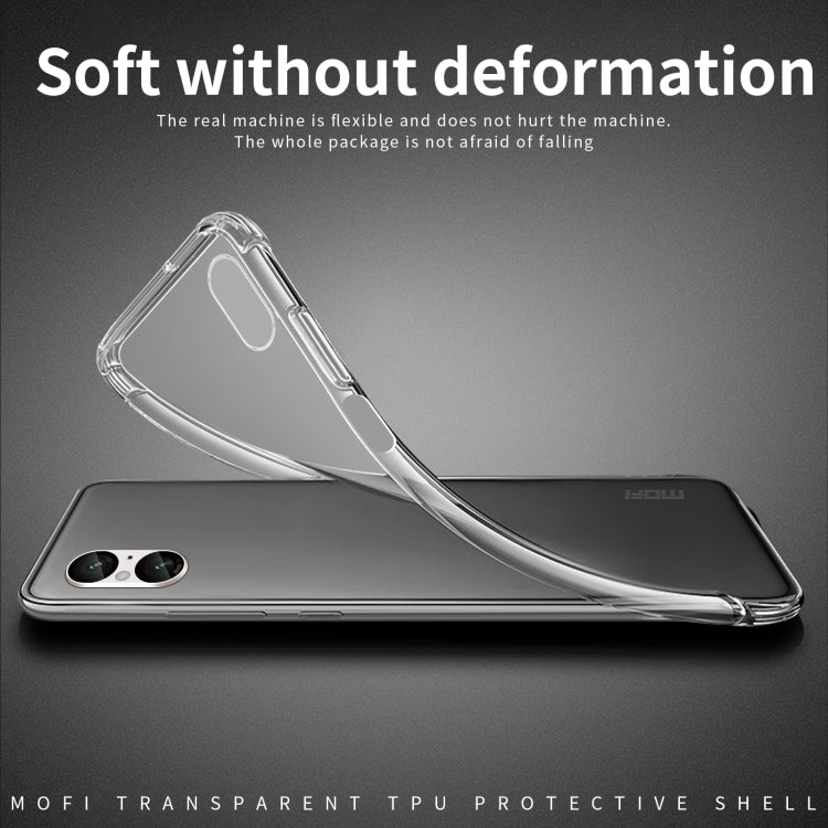 For Sony Xperia 10 VI MOFI Ming Series Ultra-thin TPU Phone Case(Transparent) - Sony Cases by MOFI | Online Shopping UK | buy2fix