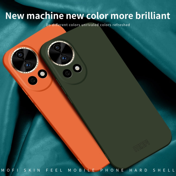 For Huawei nova 12 Pro / 12 Ultra MOFI Qin Series Skin Feel All-inclusive PC Phone Case(Orange) - Huawei Cases by MOFI | Online Shopping UK | buy2fix