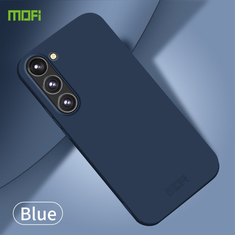 For Samsung Galaxy A54 5G MOFI Qin Series Skin Feel All-inclusive PC Phone Case(Blue) - Galaxy Phone Cases by MOFI | Online Shopping UK | buy2fix