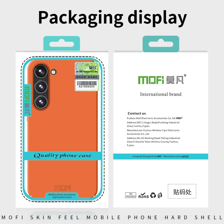 For Samsung Galaxy S23+ 5G MOFI Qin Series Skin Feel All-inclusive PC Phone Case(Gray) - Galaxy Phone Cases by MOFI | Online Shopping UK | buy2fix